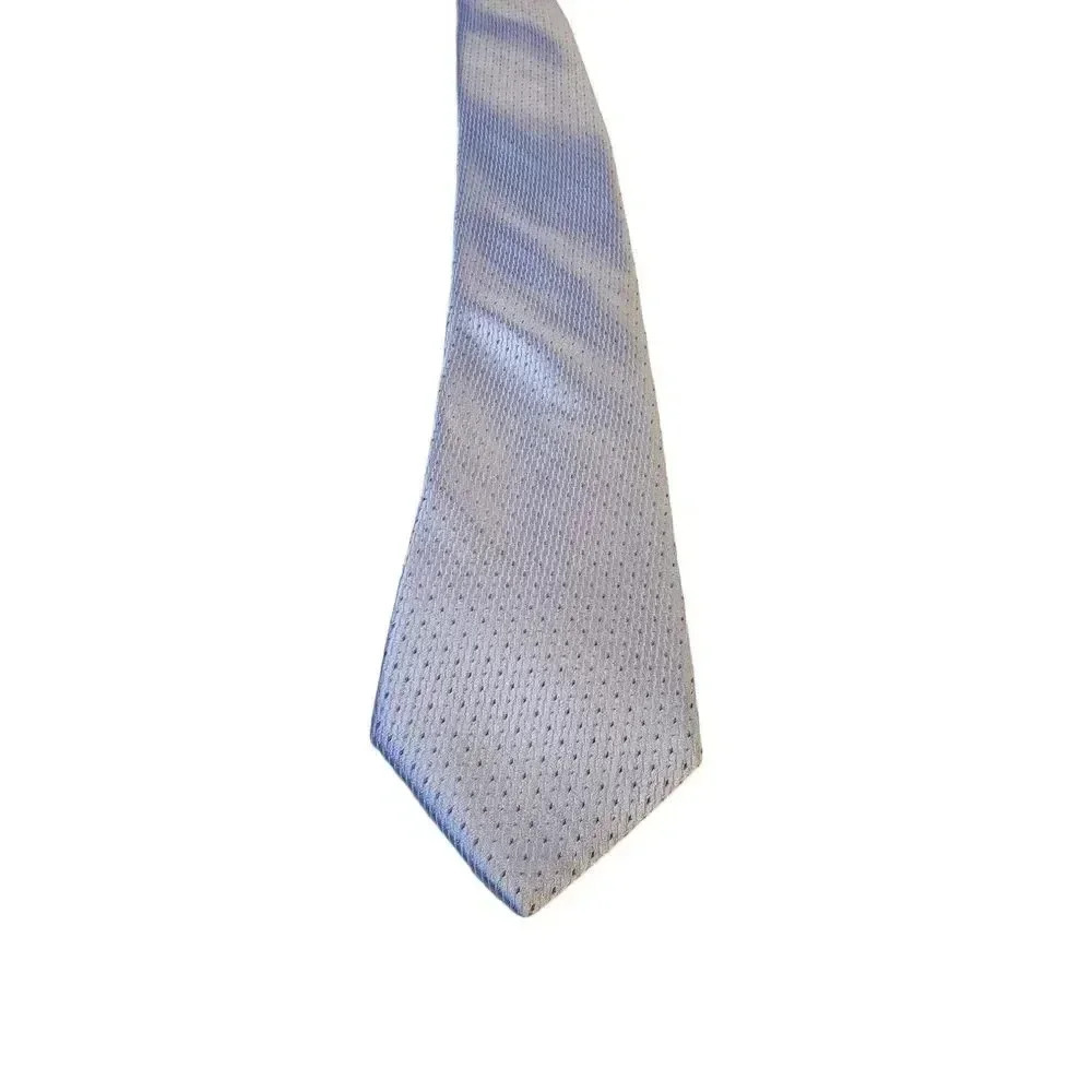 Perry Ellis Portfolio Men's 100% Silk Neck Tie My Blue Geometric Wedding Office